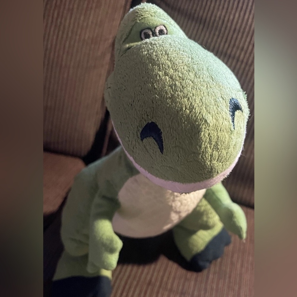 Disney Pixar Plush T-REX Toy Story Stuffed Green Dinosaur 13" REX